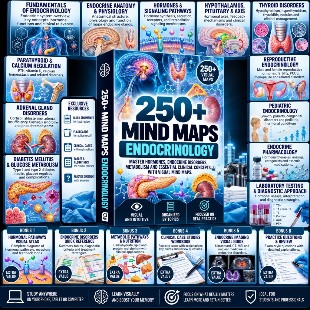 250+ Endocrinology Mind Maps Pack